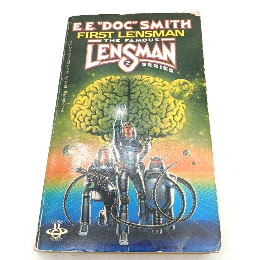 First Lensman Lensman #2 E.E. "Doc" Smith PB 2nd Berkley 1983 SCI FI